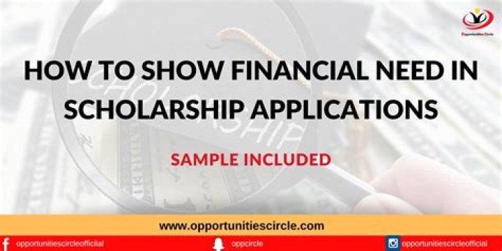 How do you get a scholarship for university?