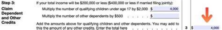 How do you multiply dependents on w4?