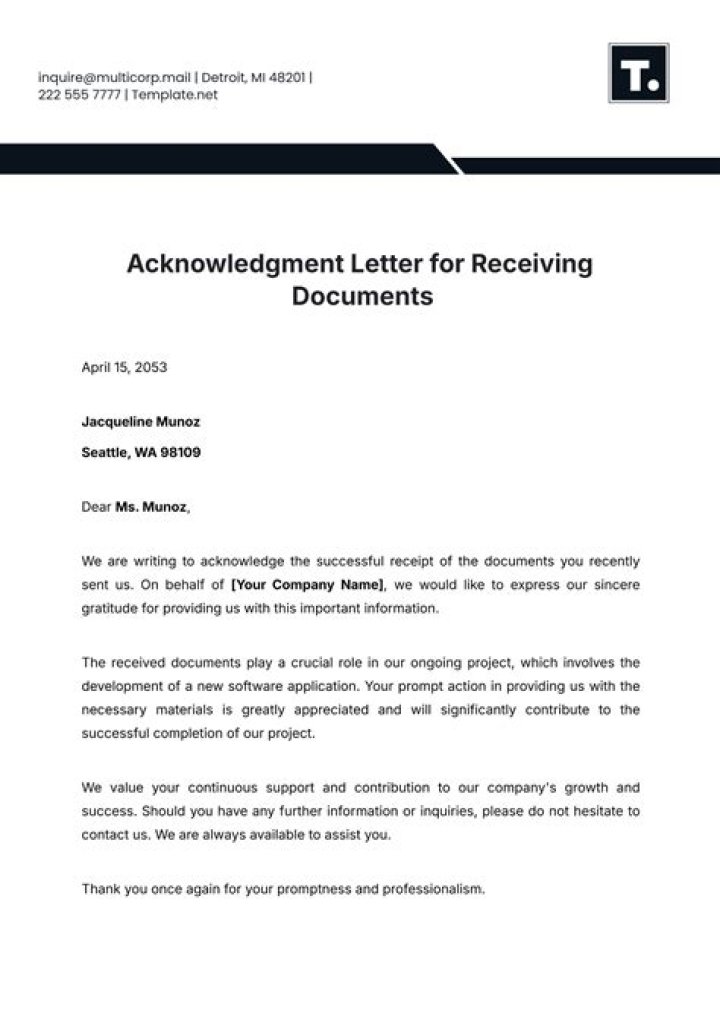 How do you prove someone received a letter?