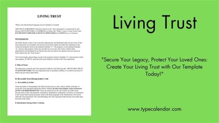 How do you put a living trust together?