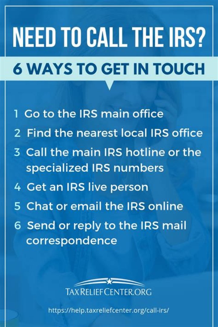 How do you talk to an IRS person?