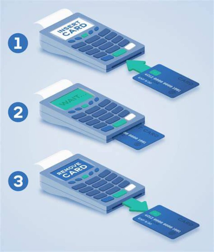 How do you use a debit card insert?
