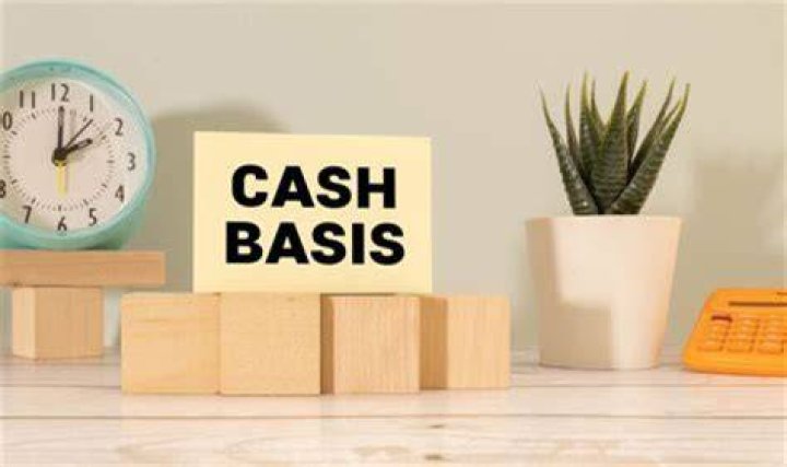 How does a cash basis taxpayer report rental income and expenses?