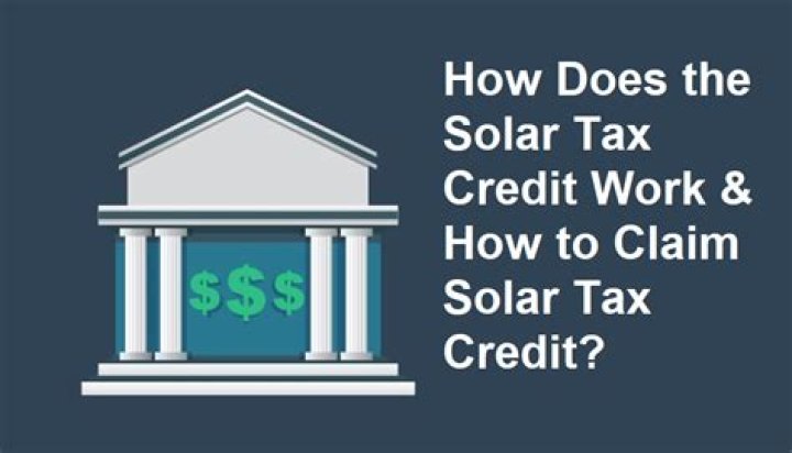 How does solar tax credit work in NC?