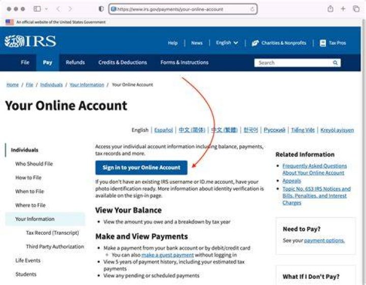 How does the IRS get your bank information?