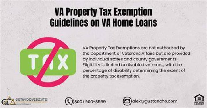 How does VA home tax exemption work?
