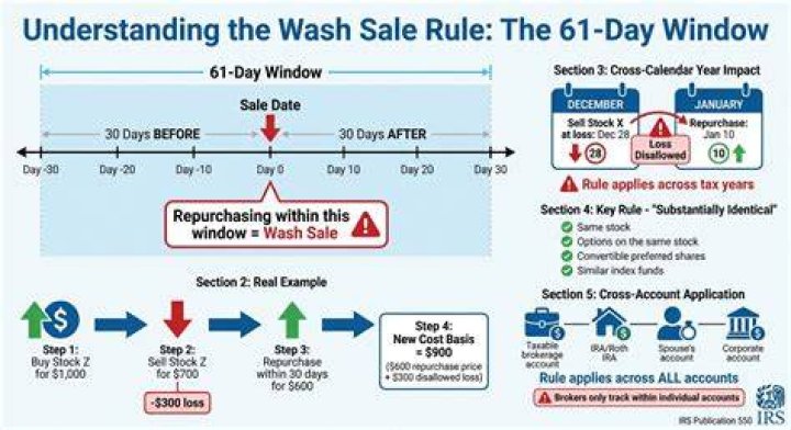 How is wash sale rule calculated?