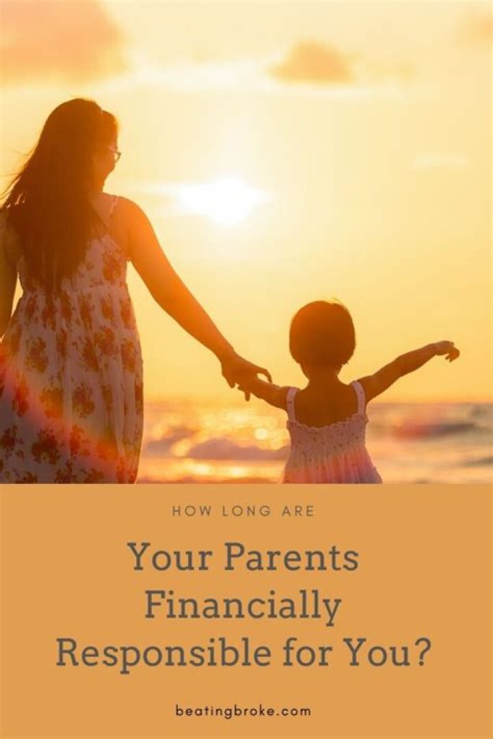 How long are your parents financially responsible for you?