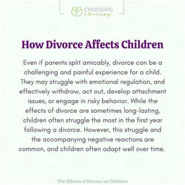 How much damage does divorce do to kids?
