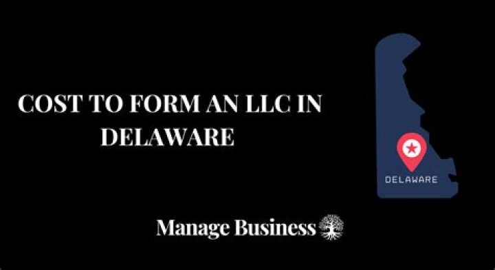 How much does it cost to open a Delaware company?