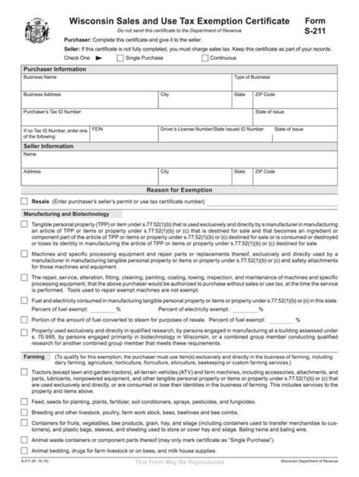 How to become farm tax Exempt in Wisconsin?
