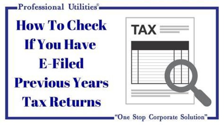 How to know if your tax return has been filed?