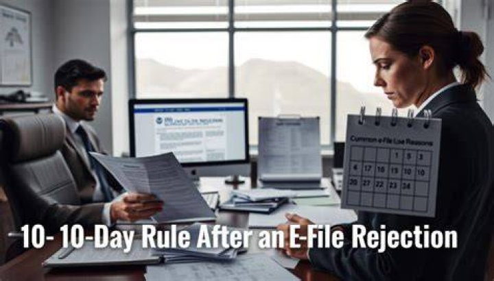 How to timely file a rejected e-file return?