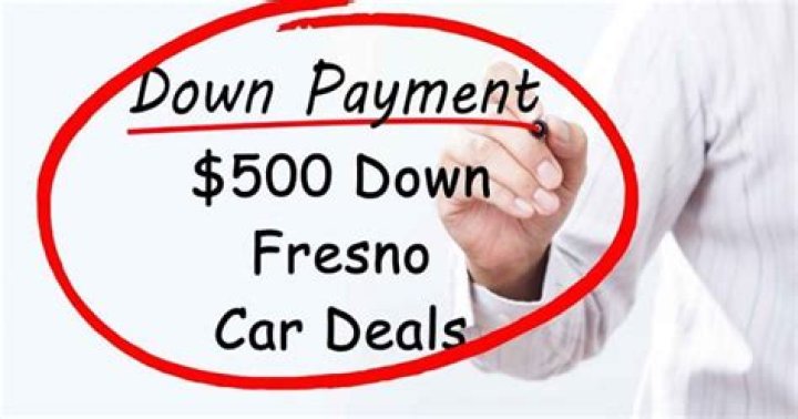 Is 500 a good down payment for a car?