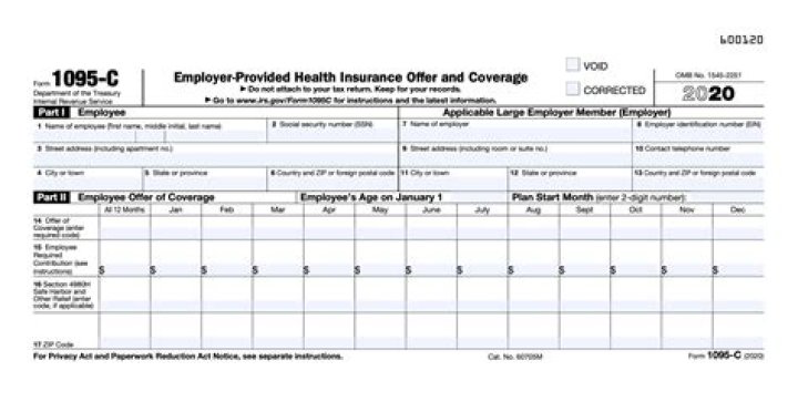 Is a 1095-C required for 2018 taxes?