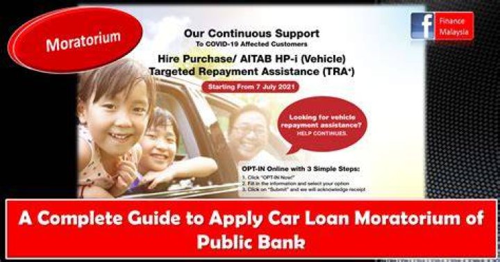 Is car loan moratorium extended?