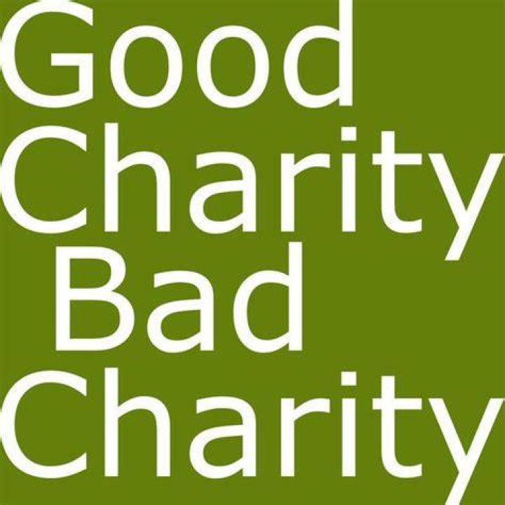 Is charity good or bad?