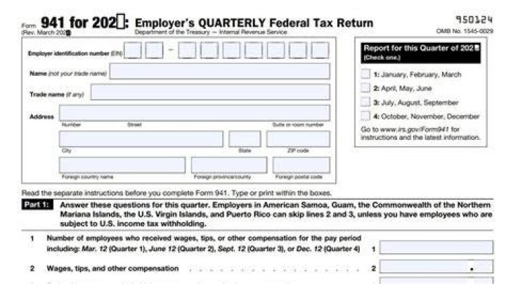 Is form 941 required?