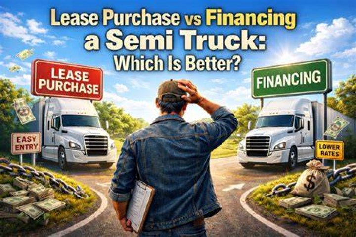 Is it better to buy or lease a semi truck?