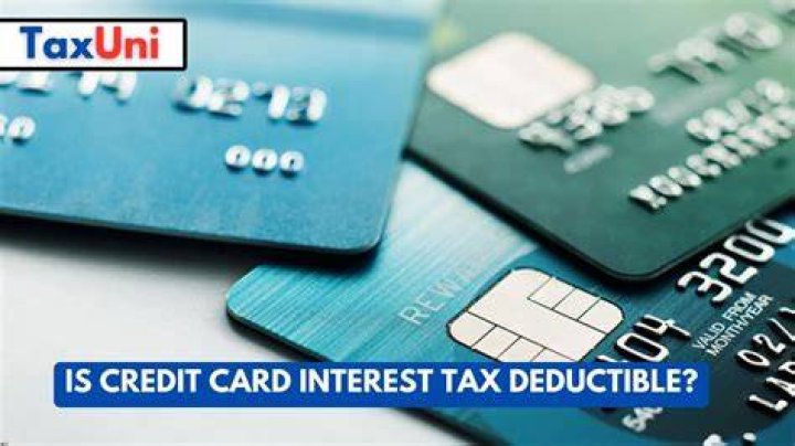 Is paying off a credit card tax deductible?