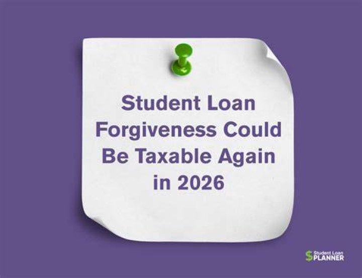 Is student loan forgiveness due to disability taxable?