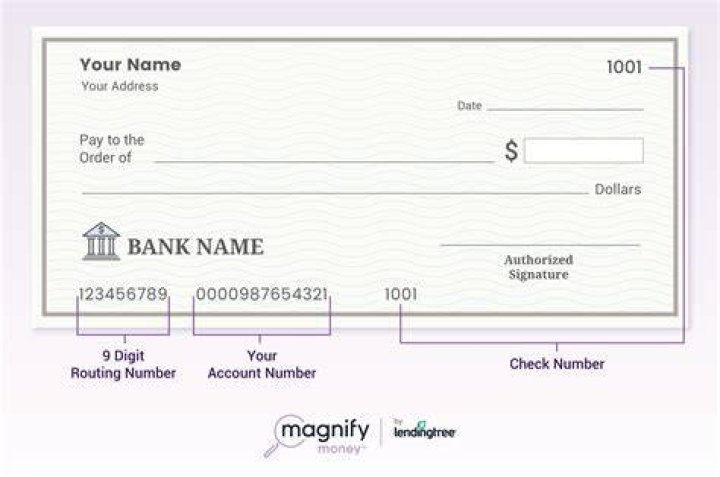 Is the account number on a check the second number?