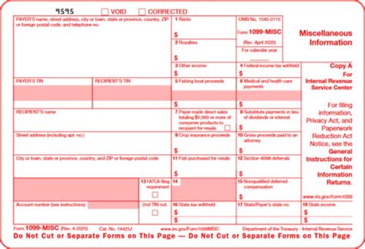 Is there a copy of the 2016 Form 1099 MISC?