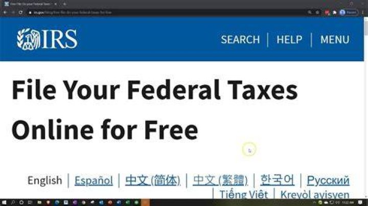 Is there a way to file federal taxes online for free?