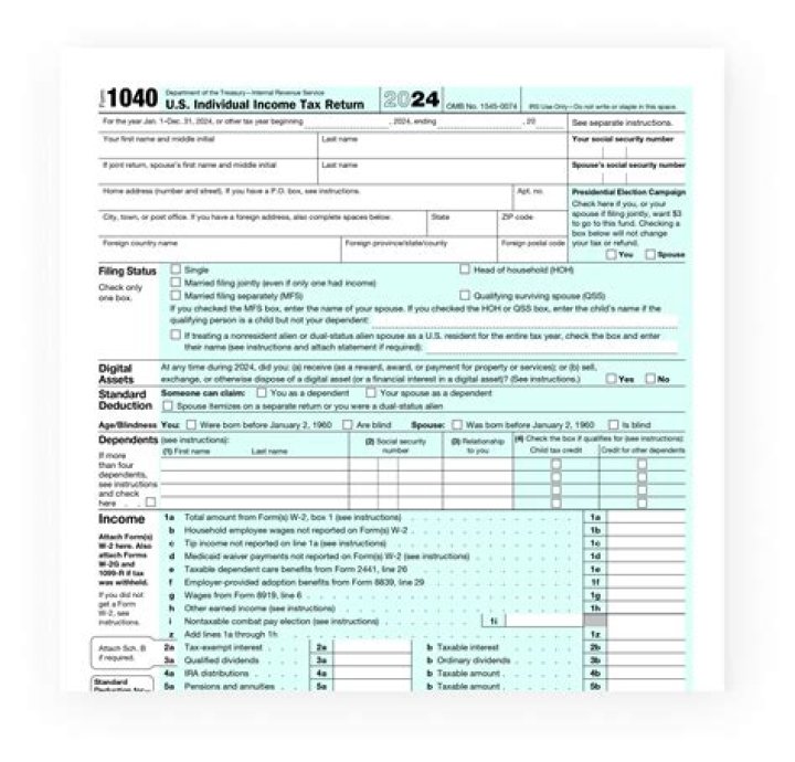 Is there an easy 1040 form?