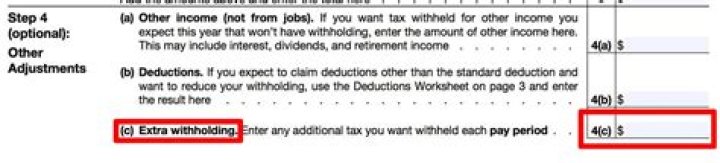Should I have additional money withheld on my w4?