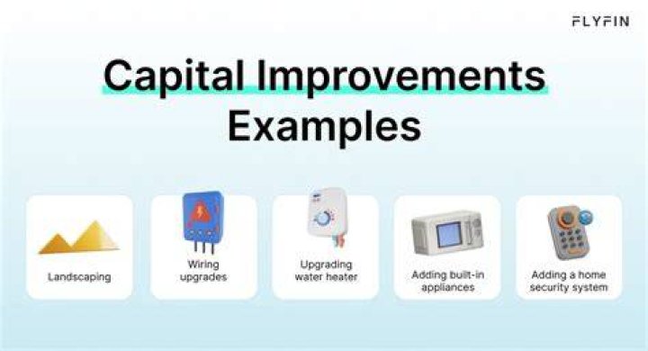 What are capital improvements to a property?