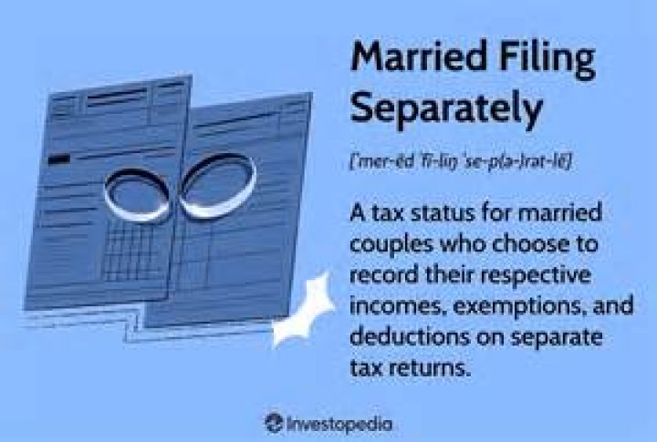 What are the benefits of filing taxes married filing separately?