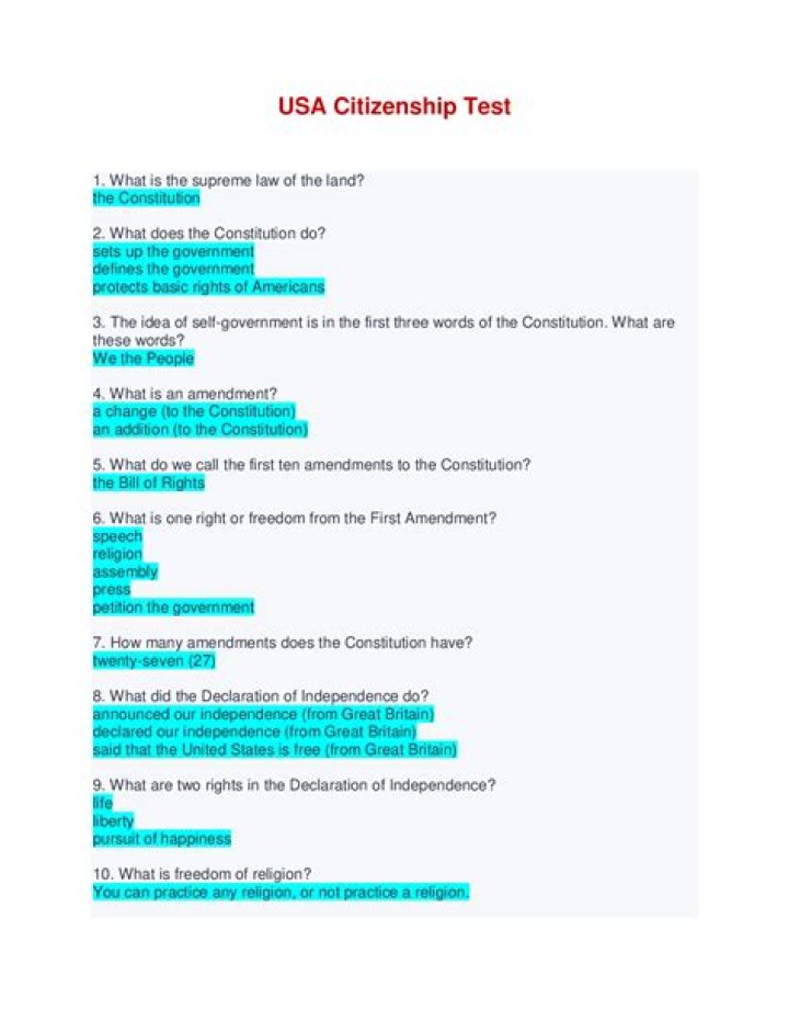 What are the citizen questions?