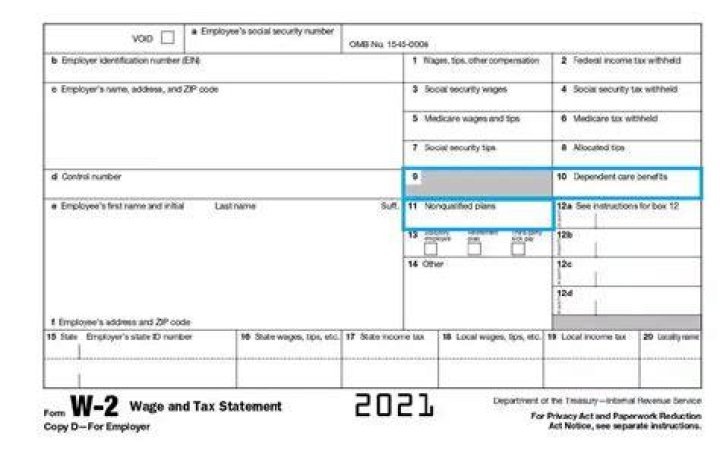 What are the lines on a W-2?