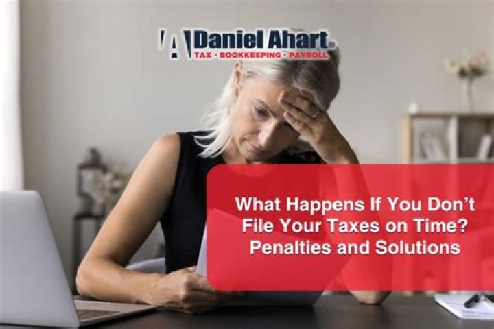 What are the penalties for not filing your taxes on time?