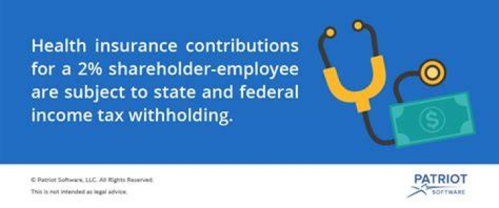 What box does 2 shareholder health insurance?