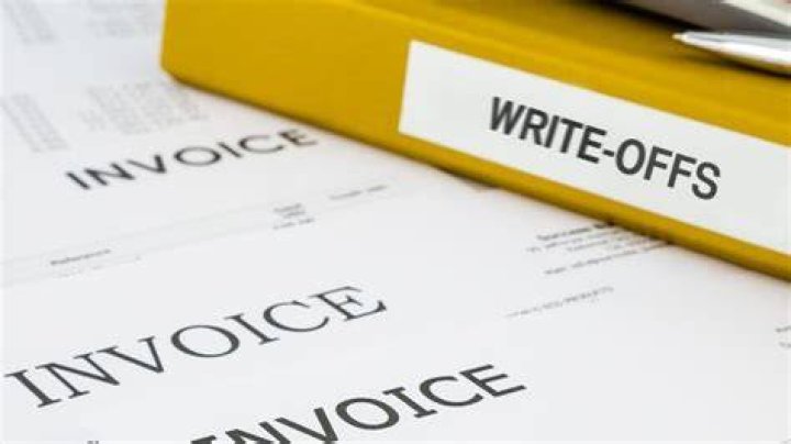 What do write offs mean?