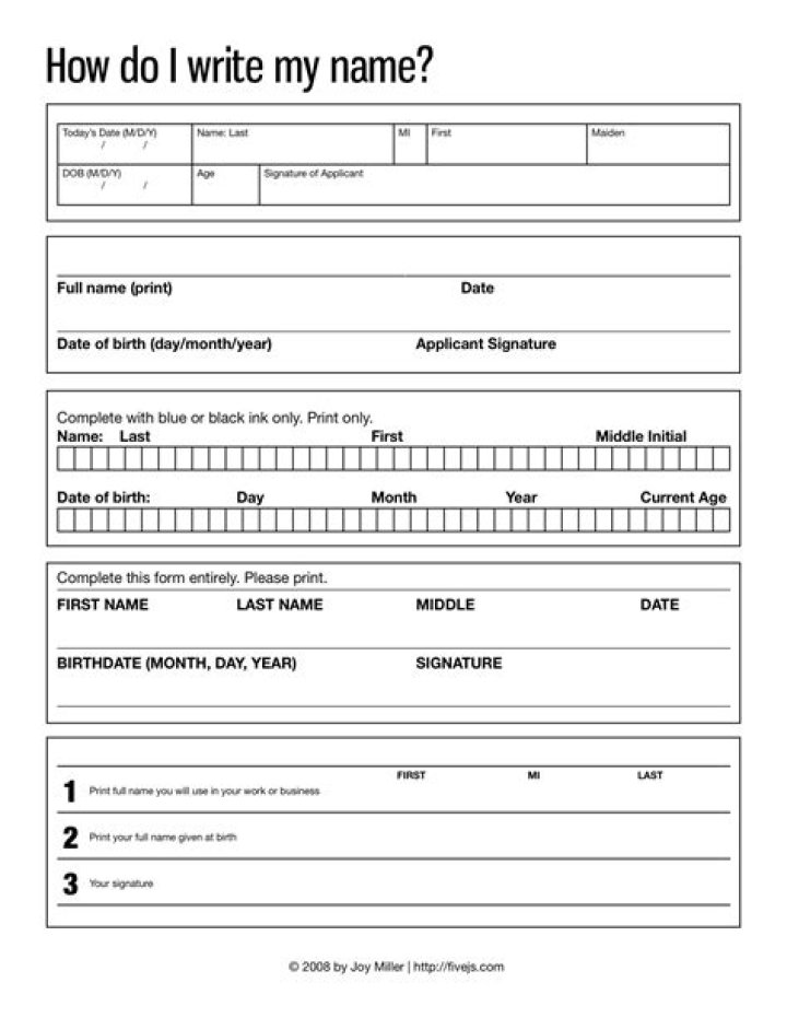 What do you do before filling out the form?