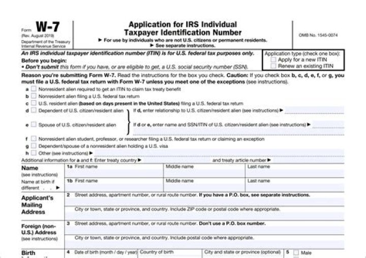 What do you need to know about form W-7?
