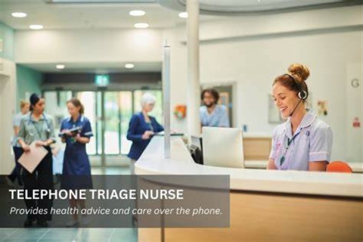 What does a phone triage nurse do?