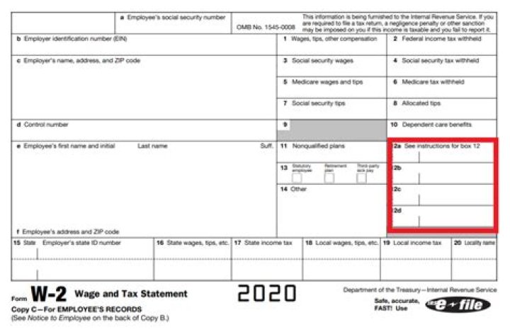 What does DD on W-2 mean?
