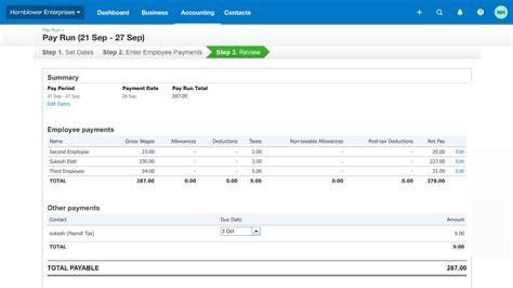 What does payroll software do?