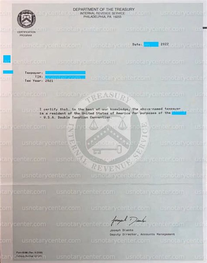 What does resident mean on tax form?