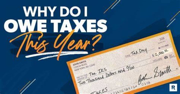 What happens at the end of the year when you owe taxes?