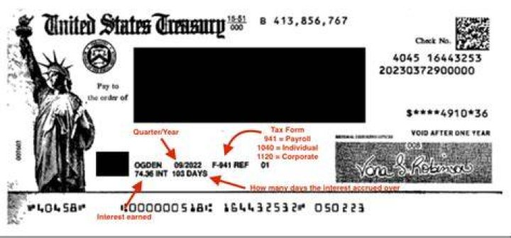 What happens if my IRS check is returned?