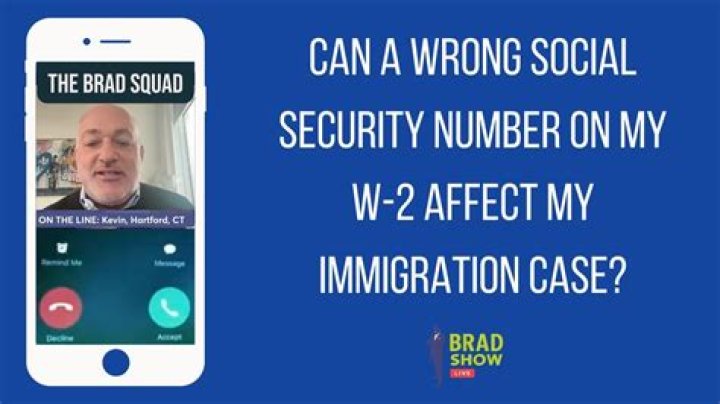 What happens if my W-2 has the wrong Social Security number?