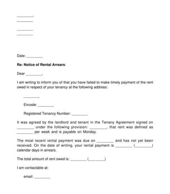 What happens to rent arrears when someone dies?
