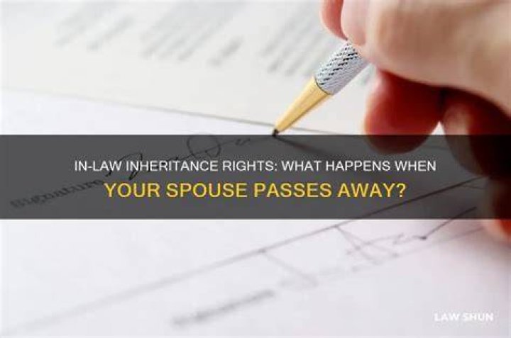 What happens to your property if your spouse passes away?