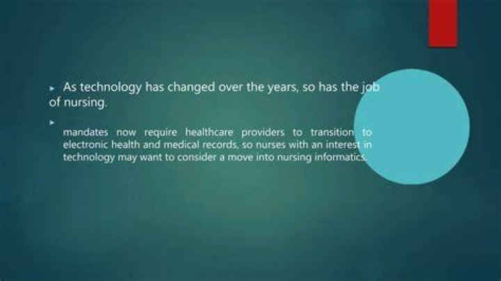 What has changed in nursing in the last 10 years?