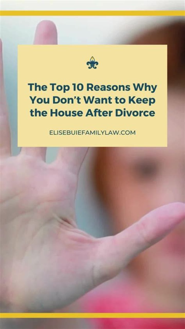 What if I want to keep the house in a divorce?